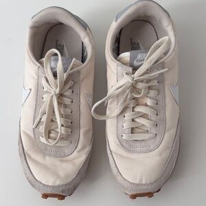 Nike White and Beige Sneakers